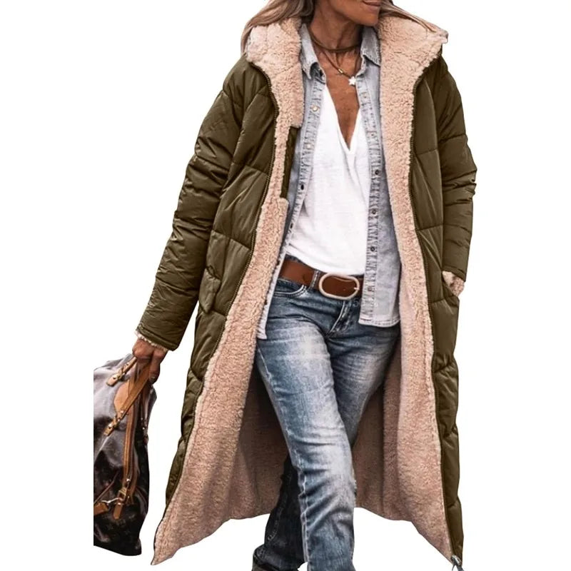 Lena Reversible Hooded Puffer Coat