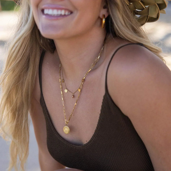 Thessalya | Buddha 18k Gold Necklace