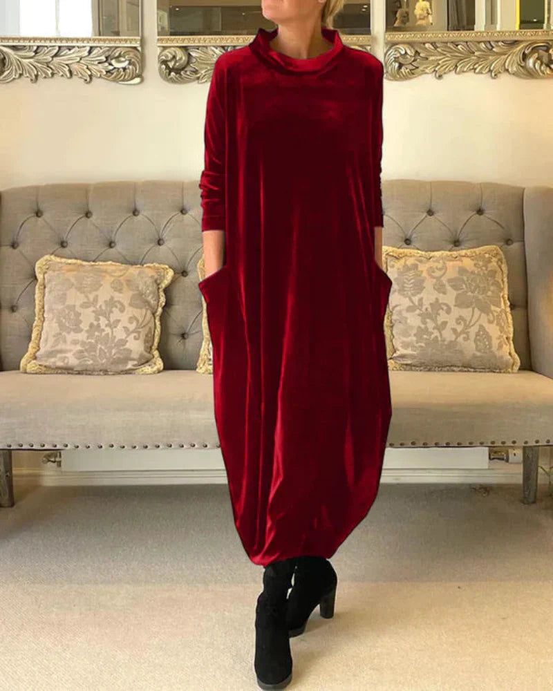 Eliza | Relaxed Velvet Dress