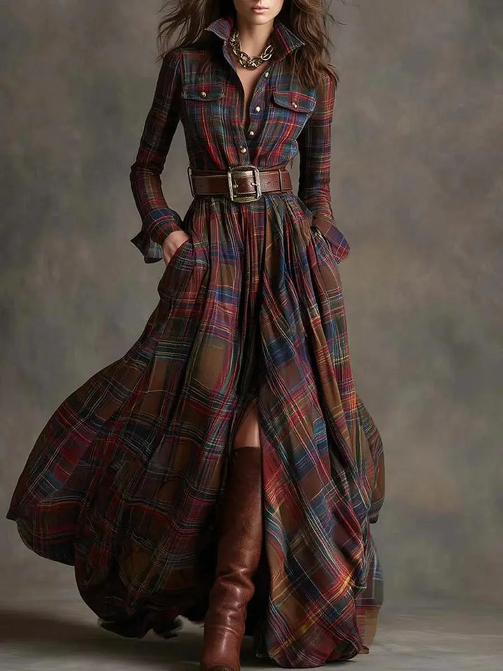 Scarlett | Belted Shirt Dress Clara Monroe