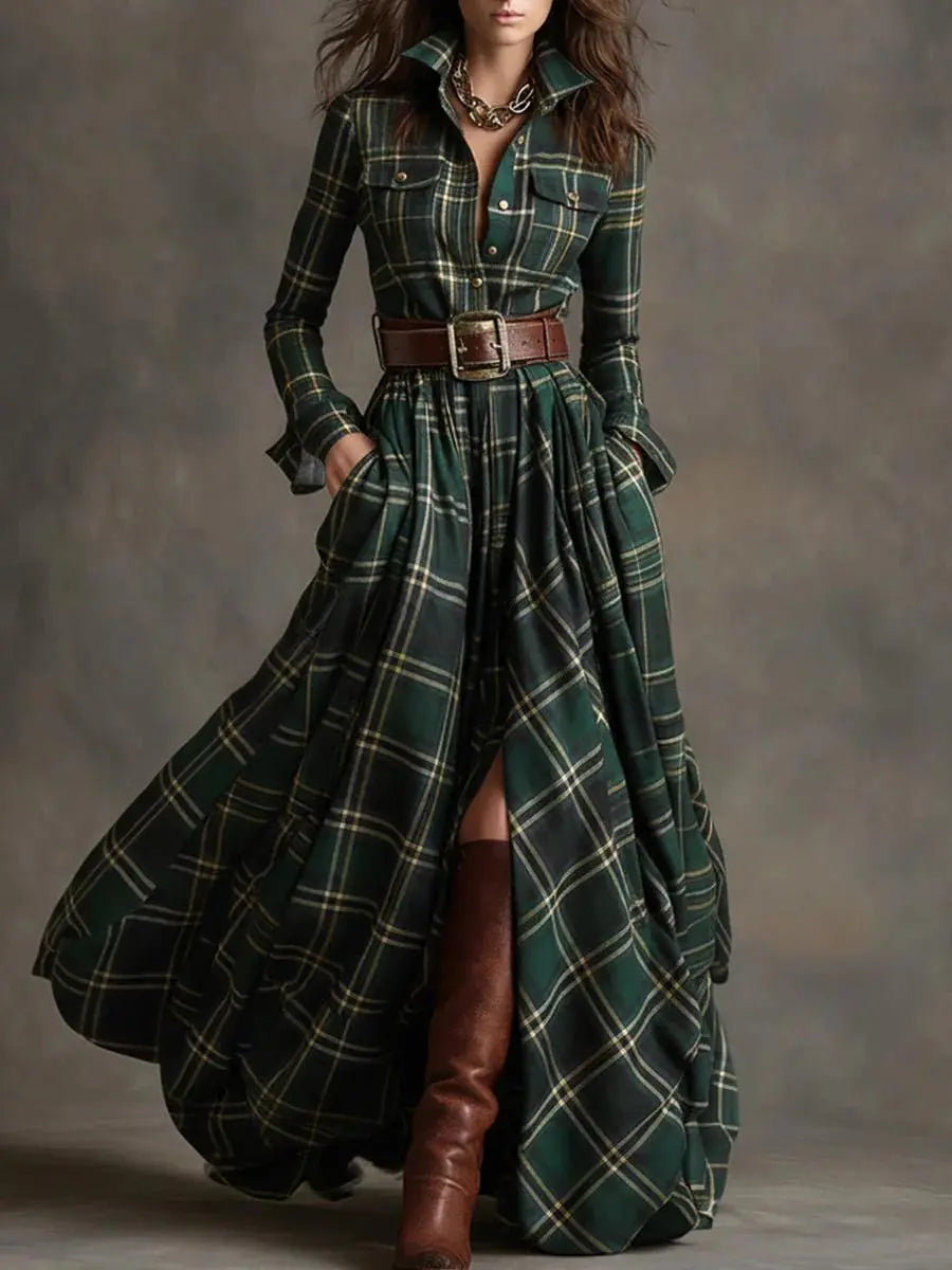 Scarlett | Belted Shirt Dress Clara Monroe