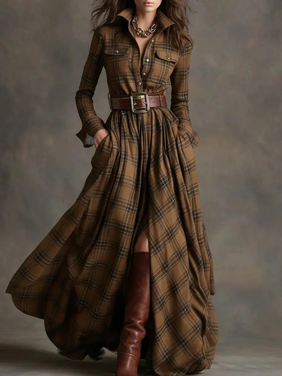 Scarlett | Belted Shirt Dress Clara Monroe