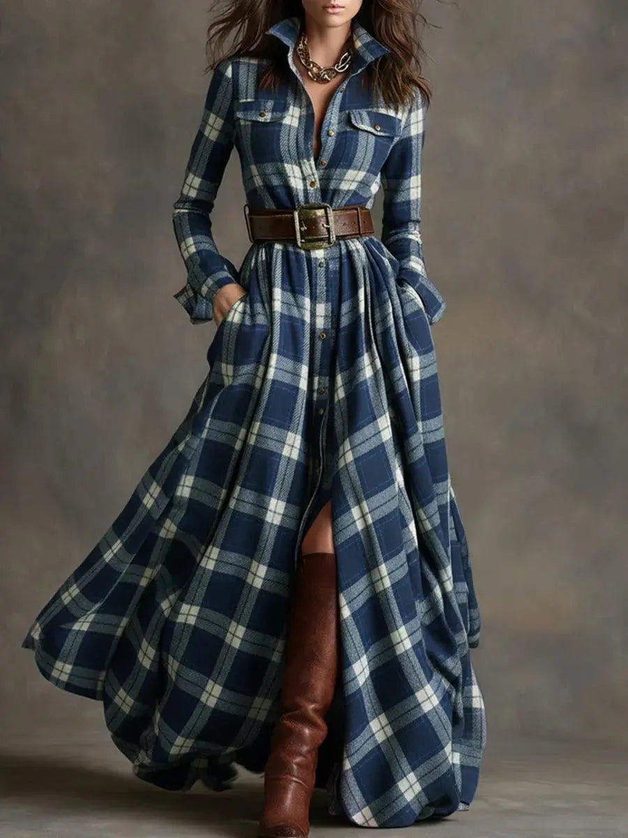 Scarlett | Belted Shirt Dress Clara Monroe
