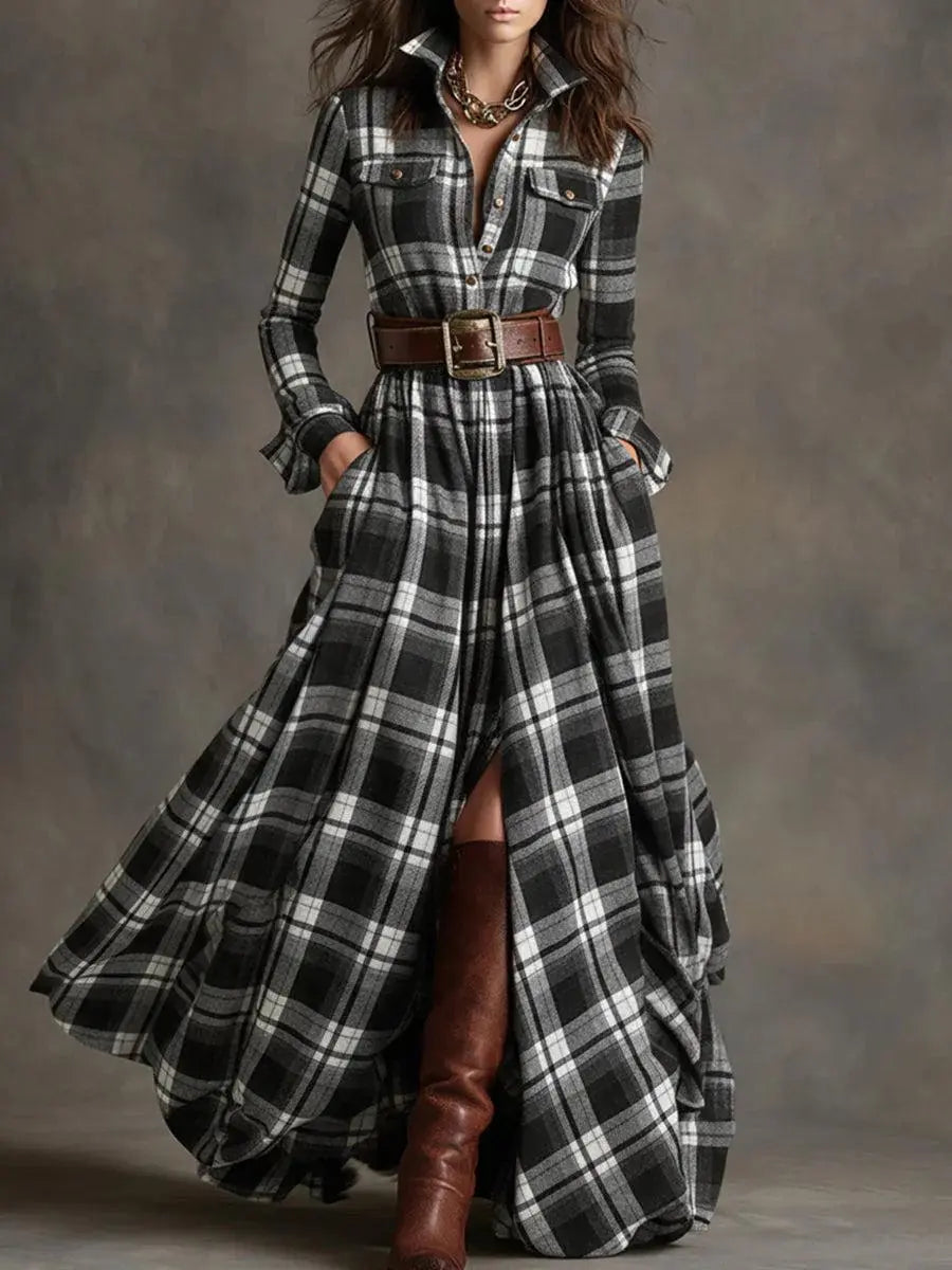 Scarlett | Belted Shirt Dress Clara Monroe