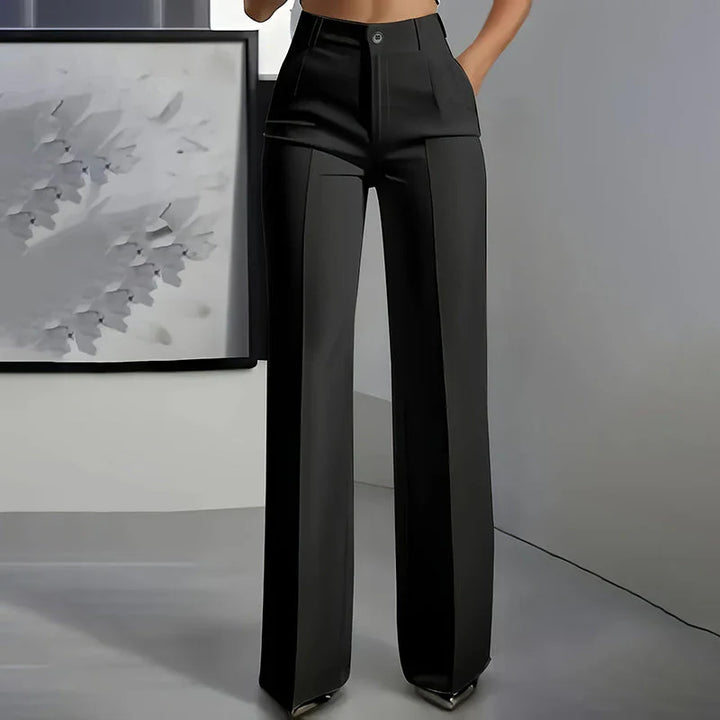 Eddi | Chic High-Waisted Pants with an Elegant Straight Cut