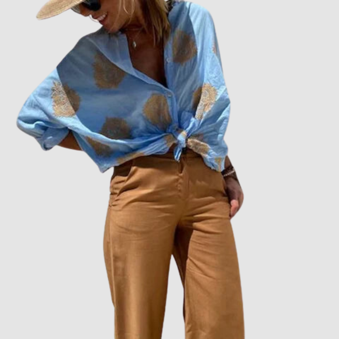 Gaby™ Elegant breathable Blouse Local Neighbours Sedona