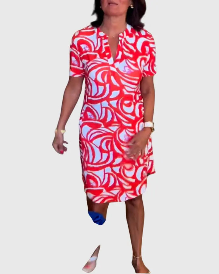 Elle™ | Flattering Avenue Walk Dress Clara Monroe