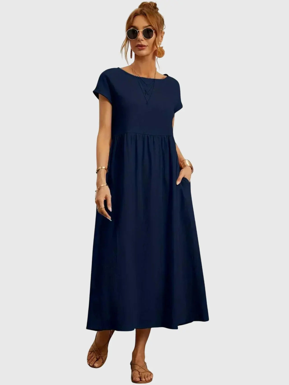 Giselle™ - Casual Pocket Dress Clara Monroe