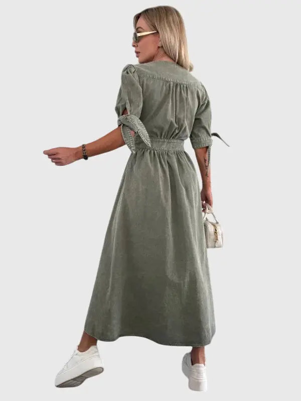 Sophia™ | Elegant Denim Dress Clara Monroe