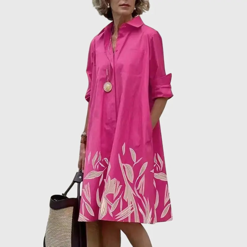 Paige™ - Elegant Dress With Pockets Clara Monroe