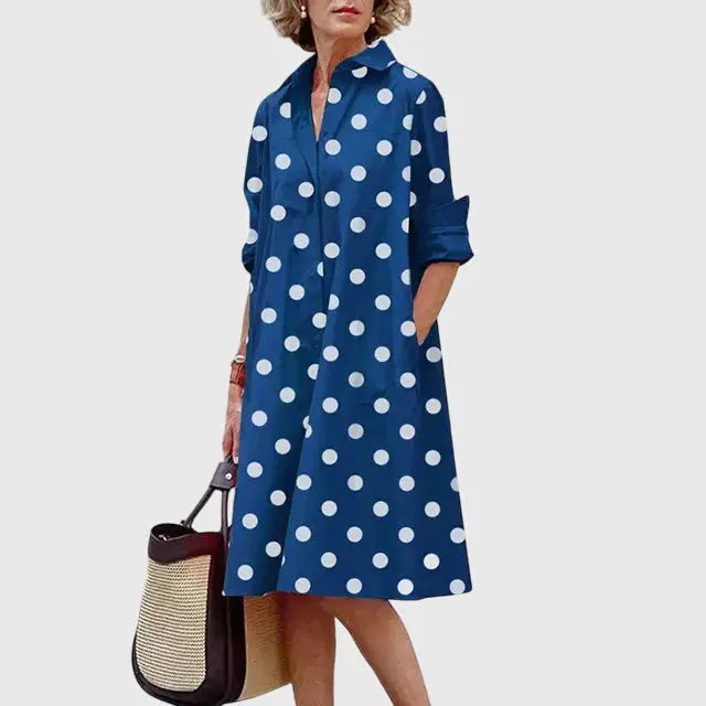Paige™ - Elegant Dress With Pockets Clara Monroe