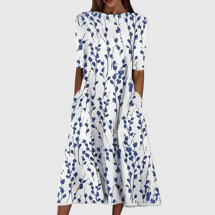 Sarah | Elegant Midi Dress Clara Monroe