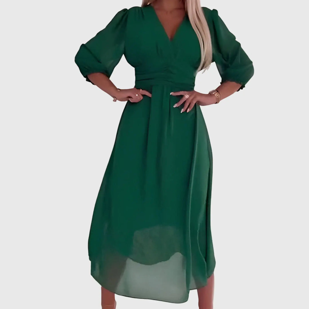 Chloe™ | Lightweight Silky Chiffon Dress Clara Monroe