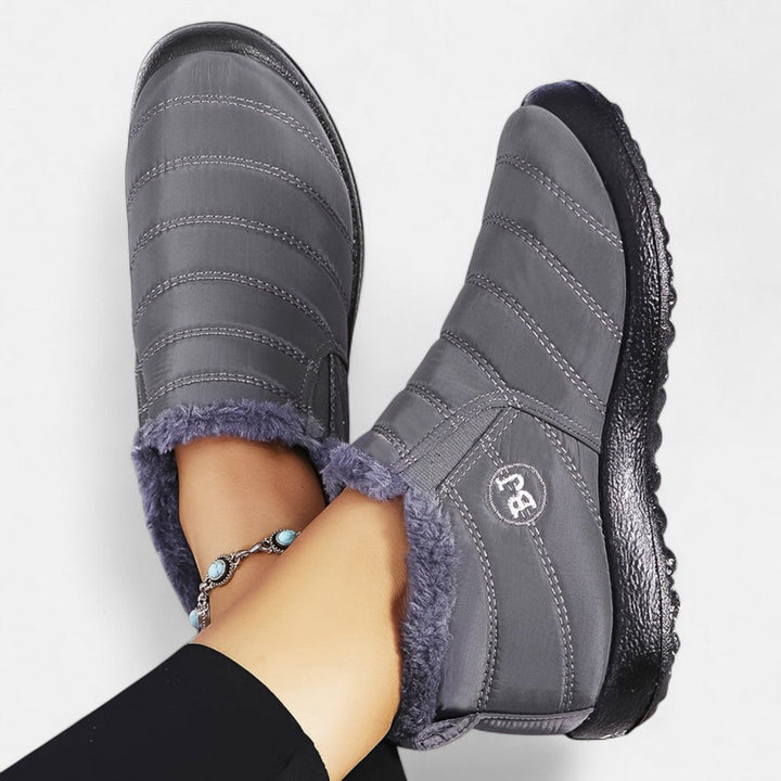 Victoria | Warm Winter Slip-On Boots. Clara Monroe