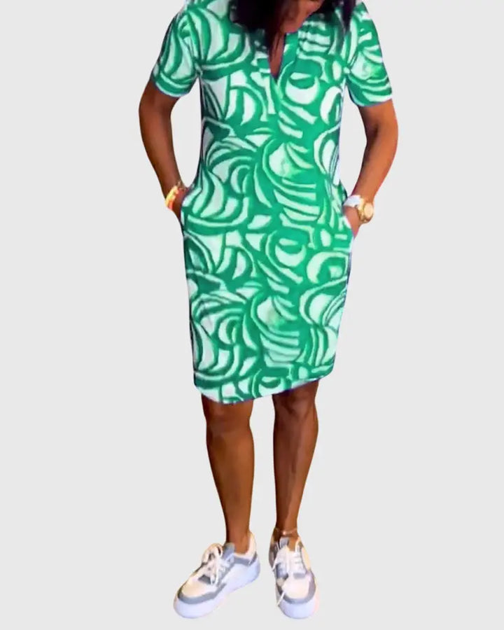 Elle™ | Flattering Avenue Walk Dress Clara Monroe