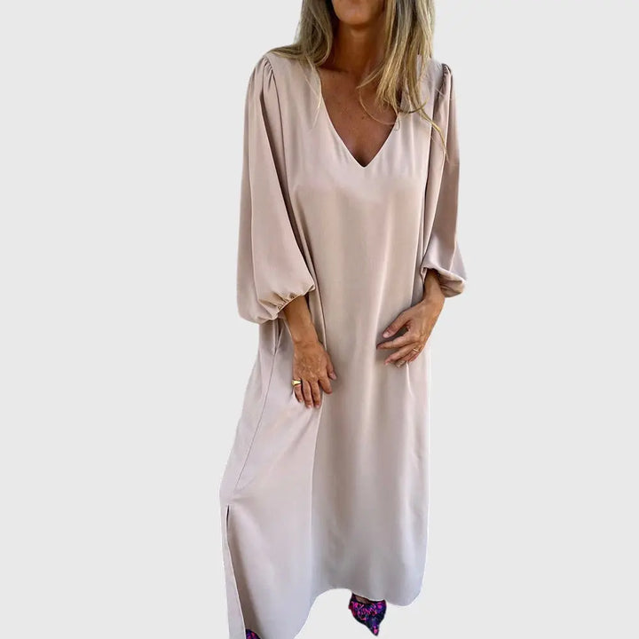 Carol™ - Long Boho Dress with Pockets Clara Monroe