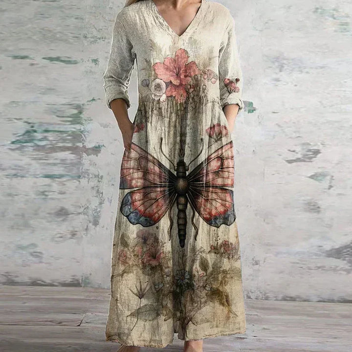 Kristen™ | Elegant Retro Maxi Dress Local Neighbours Sedona