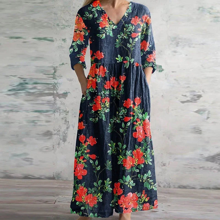 Kristen™ | Elegant Retro Maxi Dress Local Neighbours Sedona