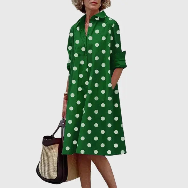 Paige™ - Elegant Dress With Pockets Clara Monroe