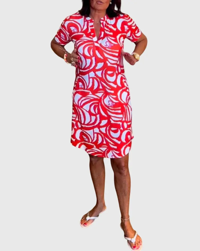Elle™ | Flattering Avenue Walk Dress Clara Monroe