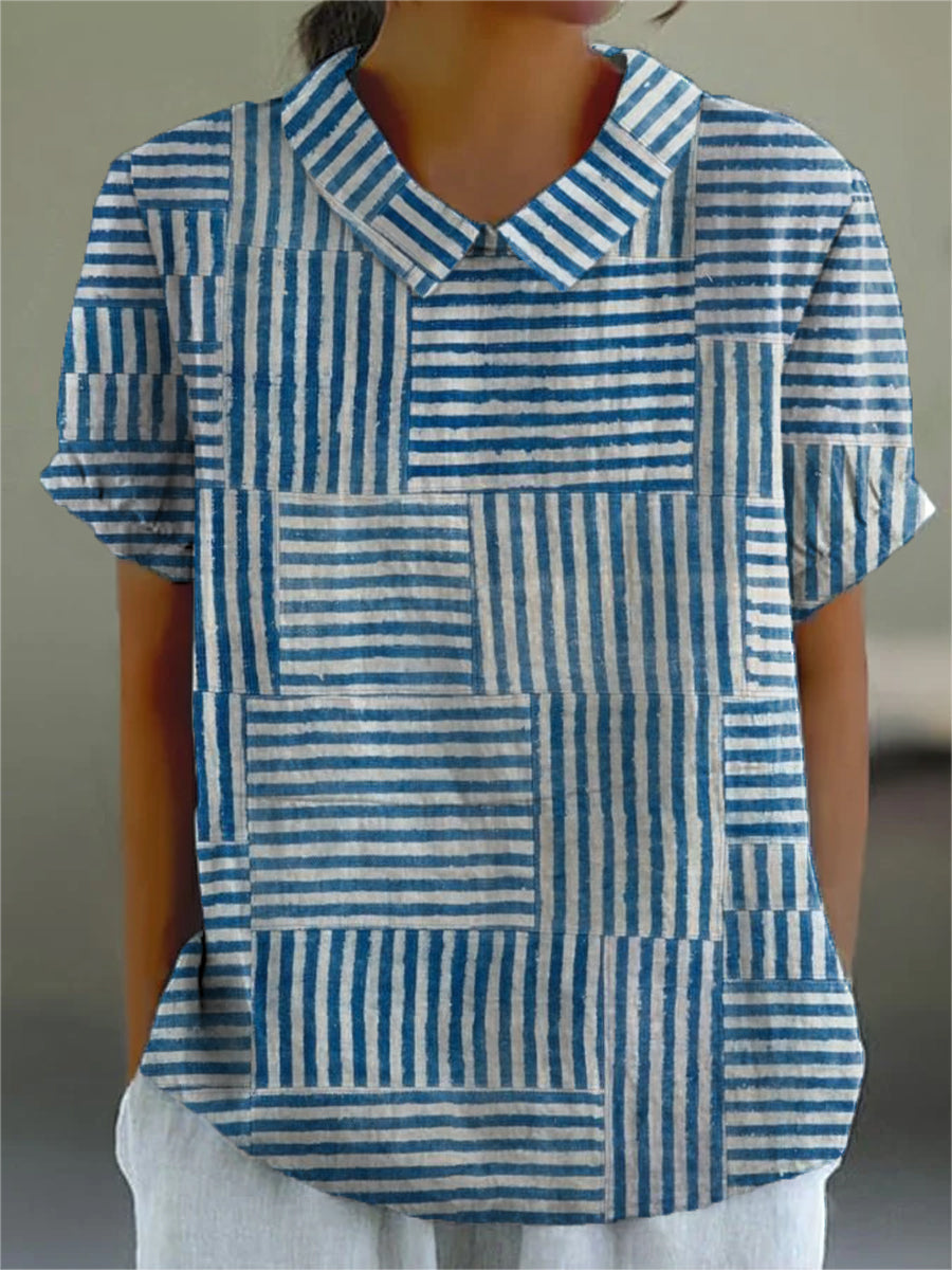 Amelia | Striped Patchwork Shirt Local Neighbours Sedona