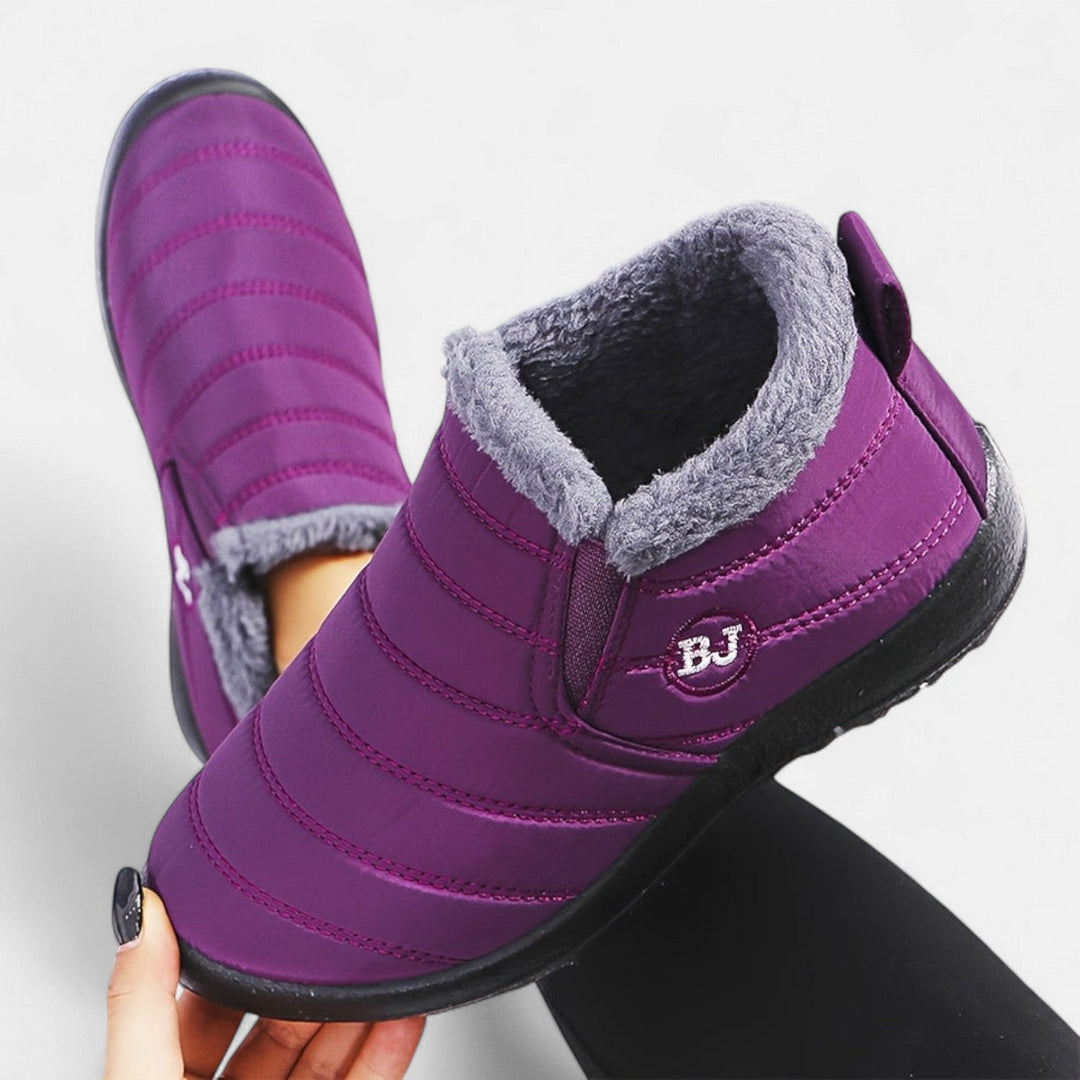 Victoria | Warm Winter Slip-On Boots. Clara Monroe