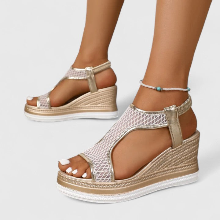 Jessica | Orthopedic Wedge Sandals Clara Monroe