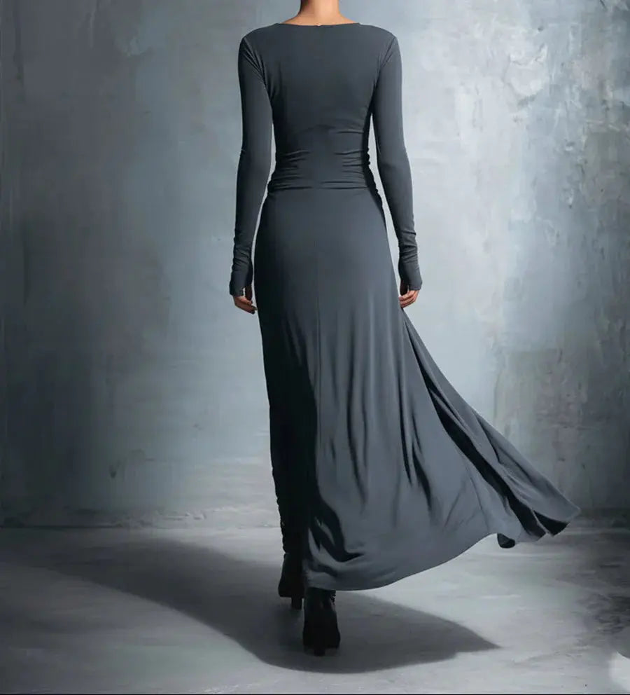 Naiara ❘ Maxi dress with side knot Clara Monroe
