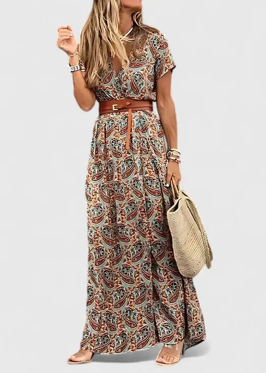 Lorraine | Stylish Boho Maxi Dress Clara Monroe