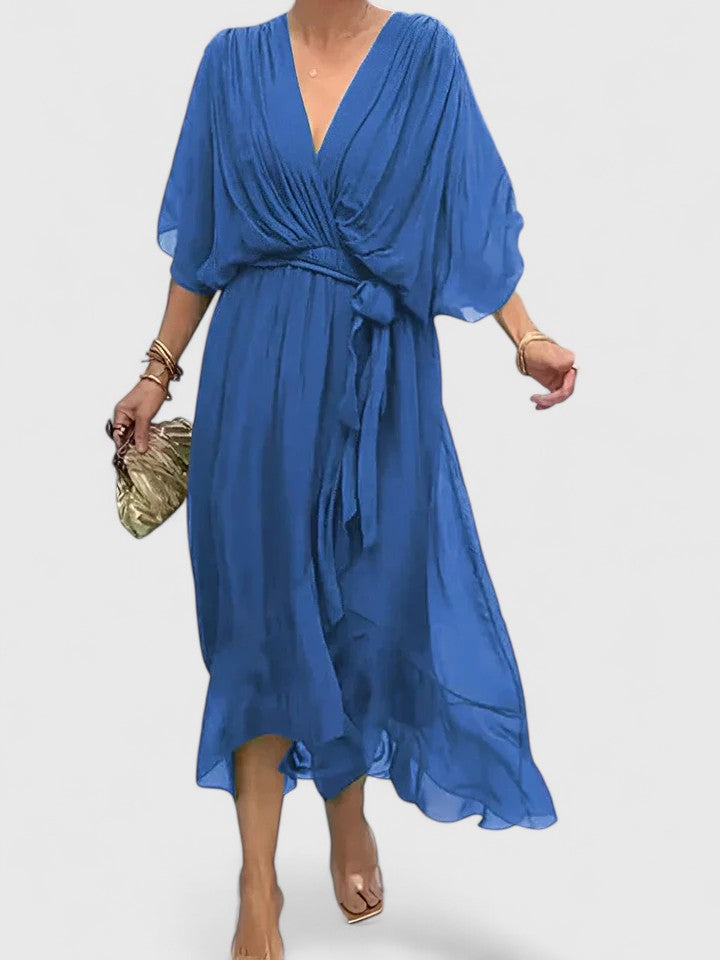 Nada | Elegant V Neck Dress Clara Monroe
