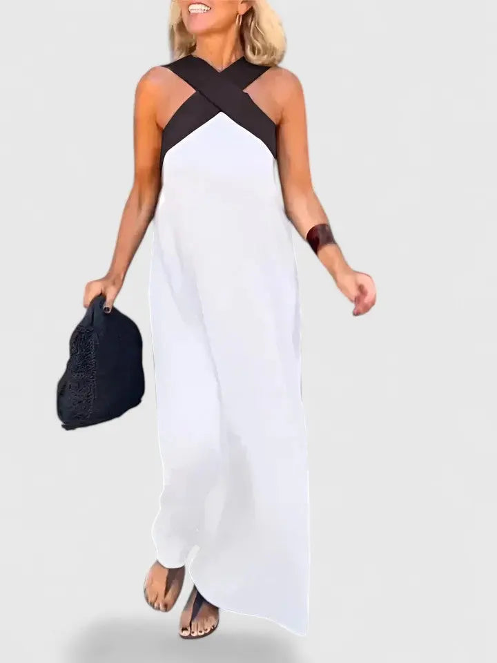 Evangeline™| Elegant Crossback Dress Clara Monroe