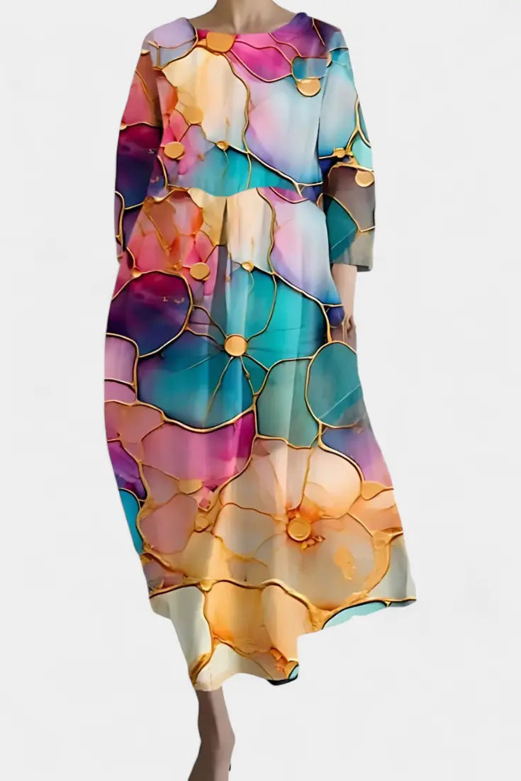 Isalinde | Comfortable V-neck Dress Clara Monroe