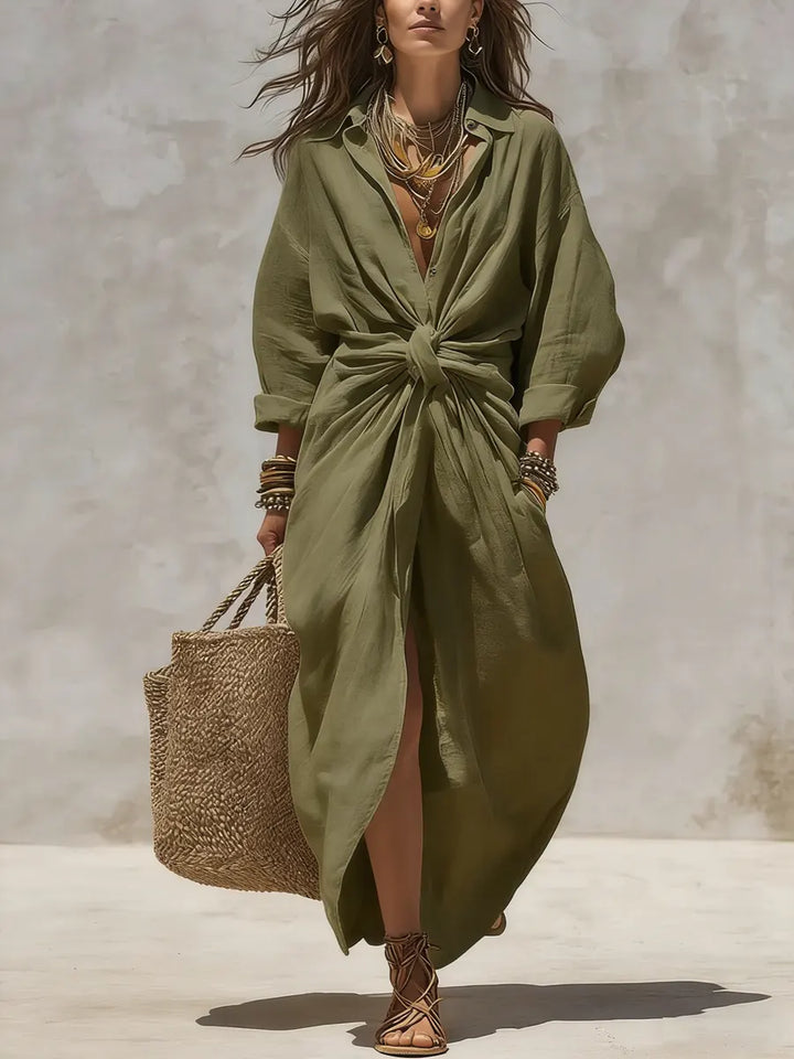 Aria | Knot Maxi Dress
