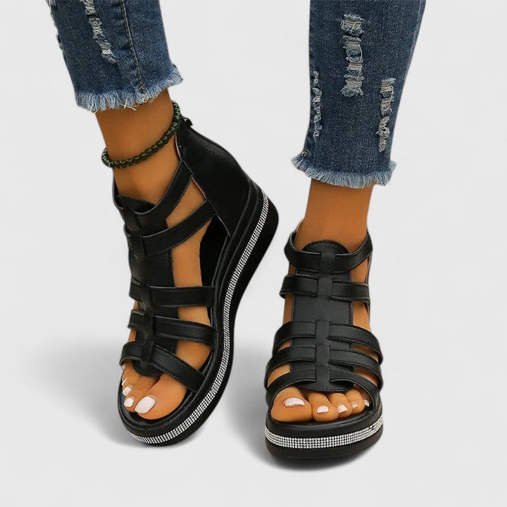 Kendall | Orthopedic Strass Sandals Clara Monroe