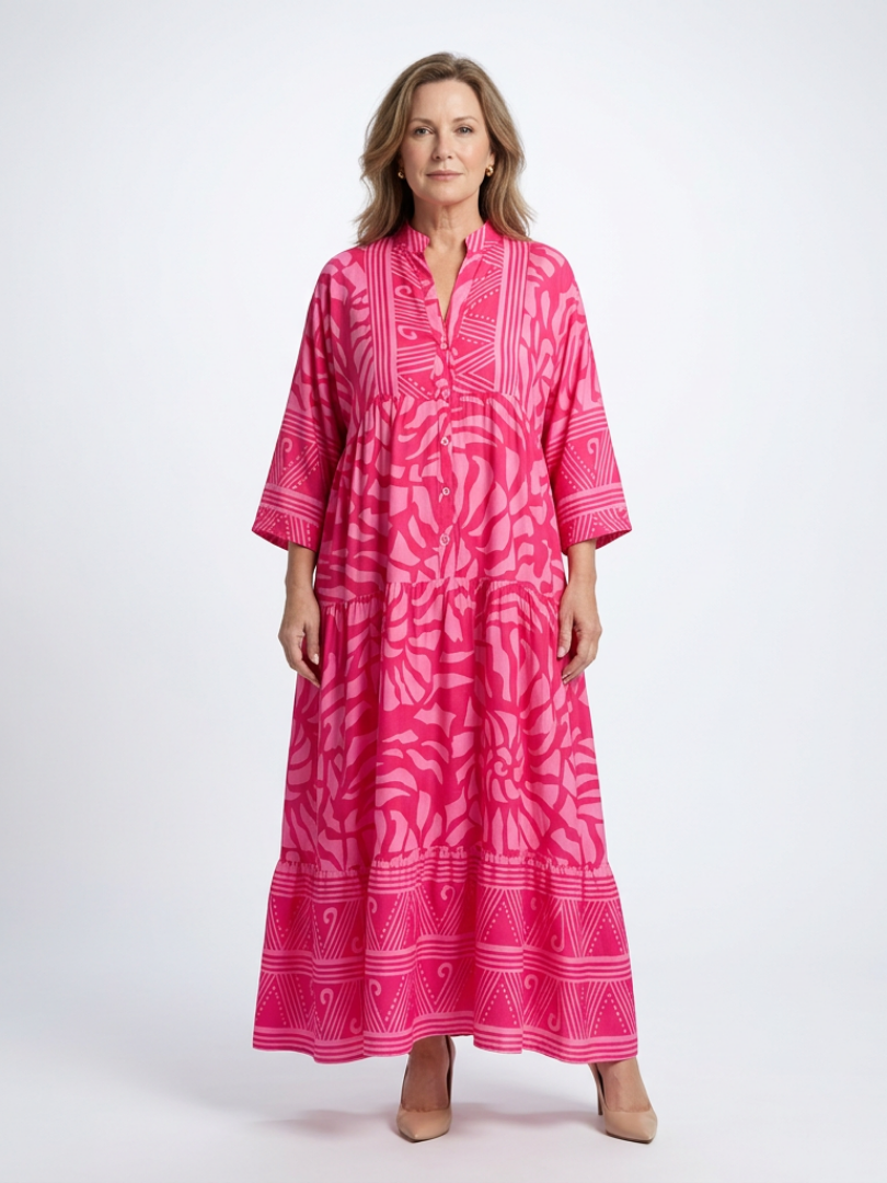 Marielle | Button Front Midi Dress Local Neighbours Sedona