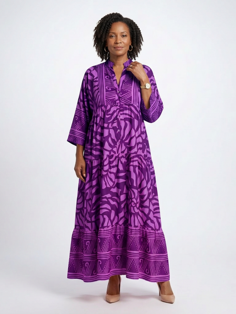 Marielle | Button Front Midi Dress Local Neighbours Sedona