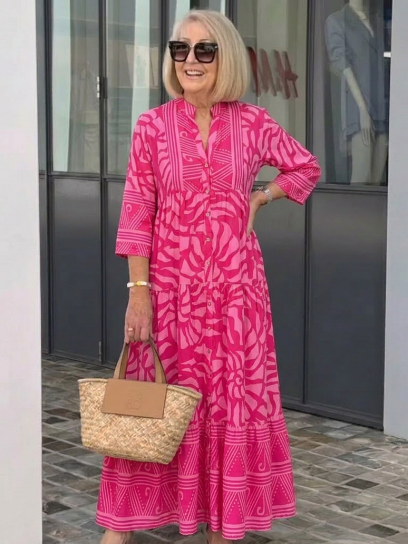 Marielle | Button Front Midi Dress Local Neighbours Sedona