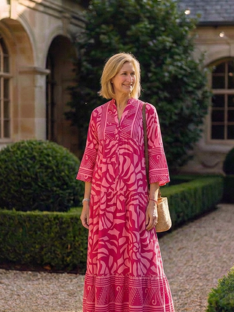 Marielle | Button Front Midi Dress Local Neighbours Sedona